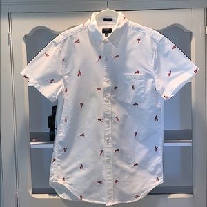 J Crew Factory men’s slim-fit short-sleeve oxford